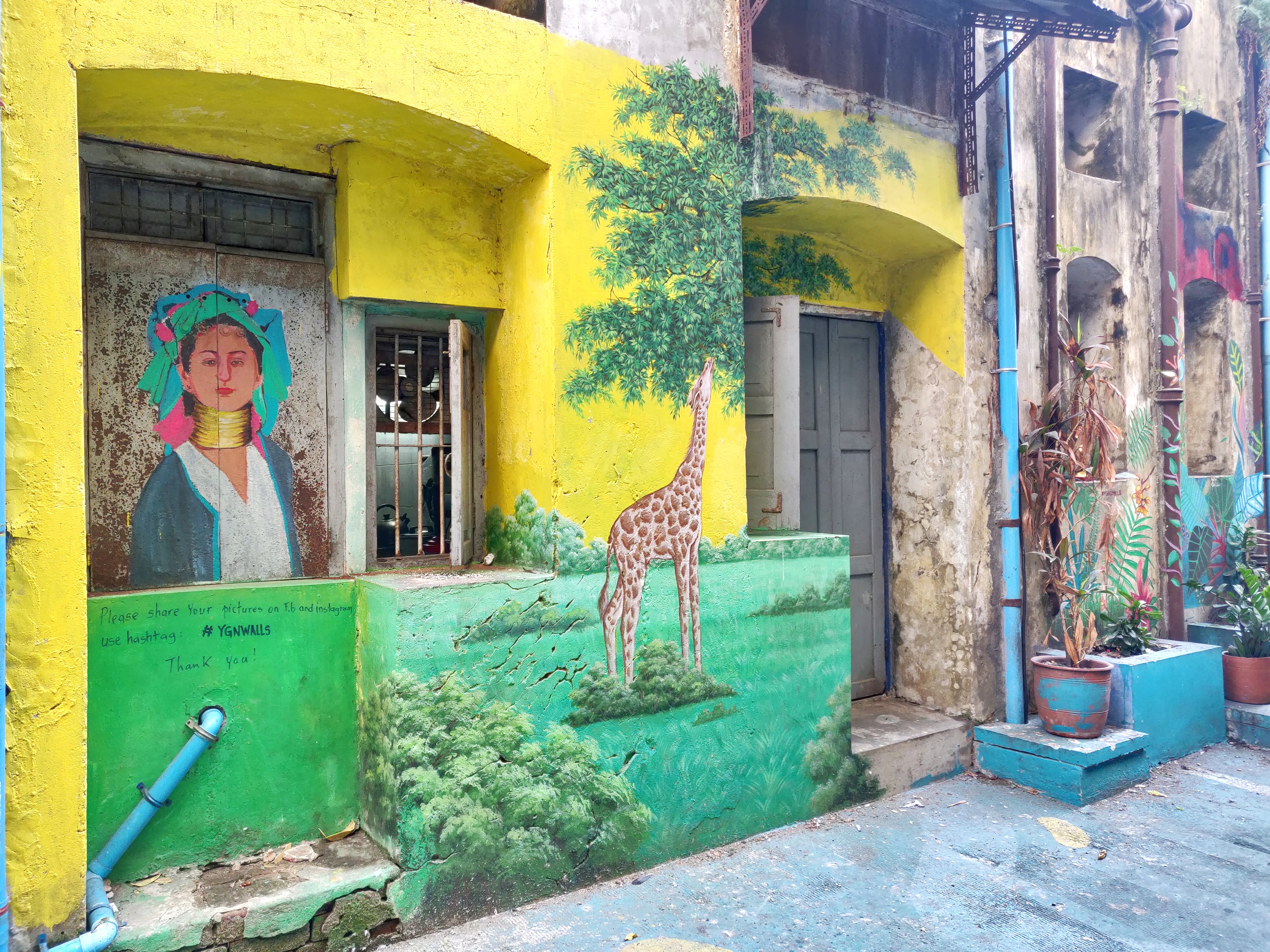 Yangon Street art